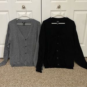 H&M. Knitted. Cardigan Bundle! Size L. Worn Just Once!